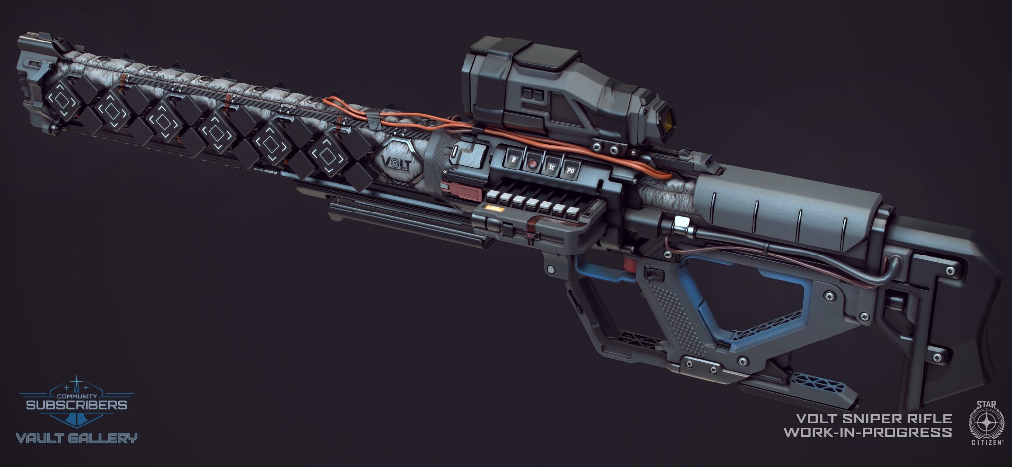 Star Citizen | Volt Sniper Rifle – Wip - Spaceloop