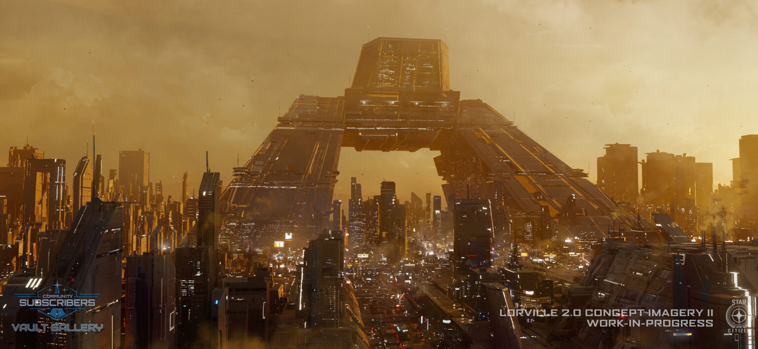 Star Citizen | Lorville 2.0 Concept Imagery – WIP II - Spaceloop