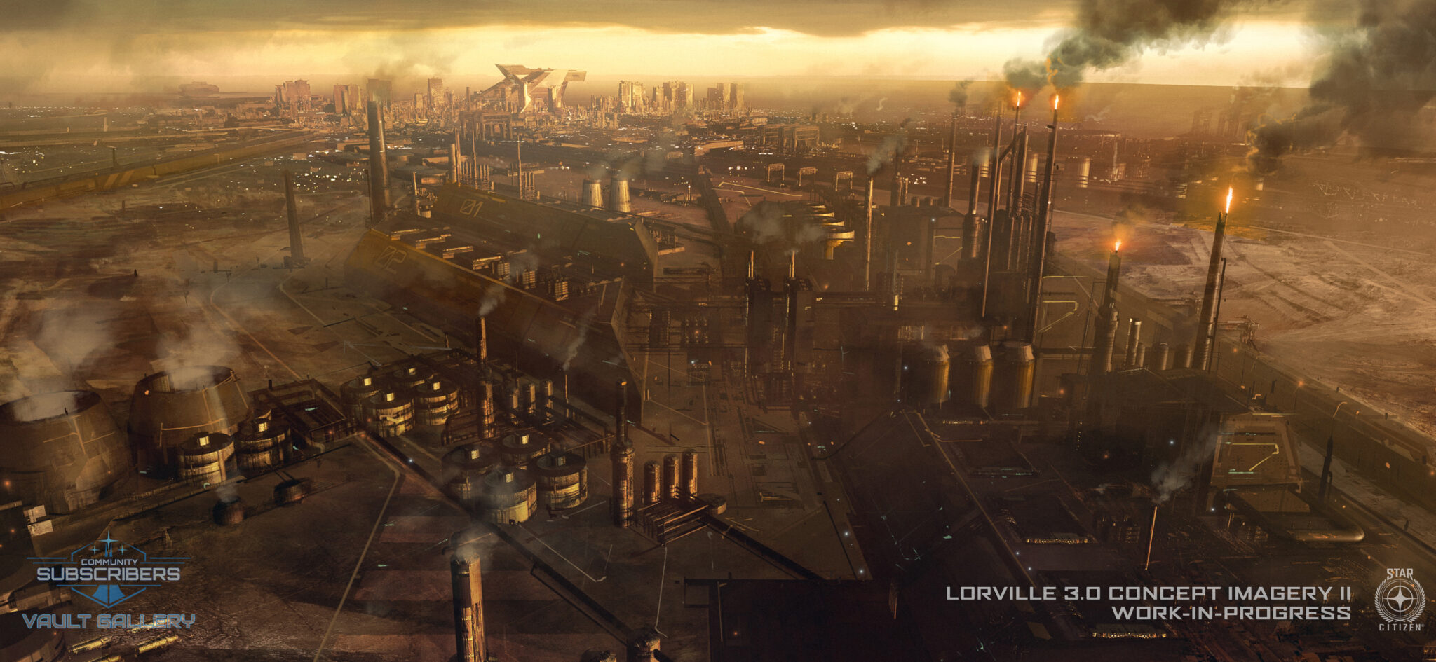 Star Citizen | Lorville 2.0 Concept Imagery – WIP III - Spaceloop